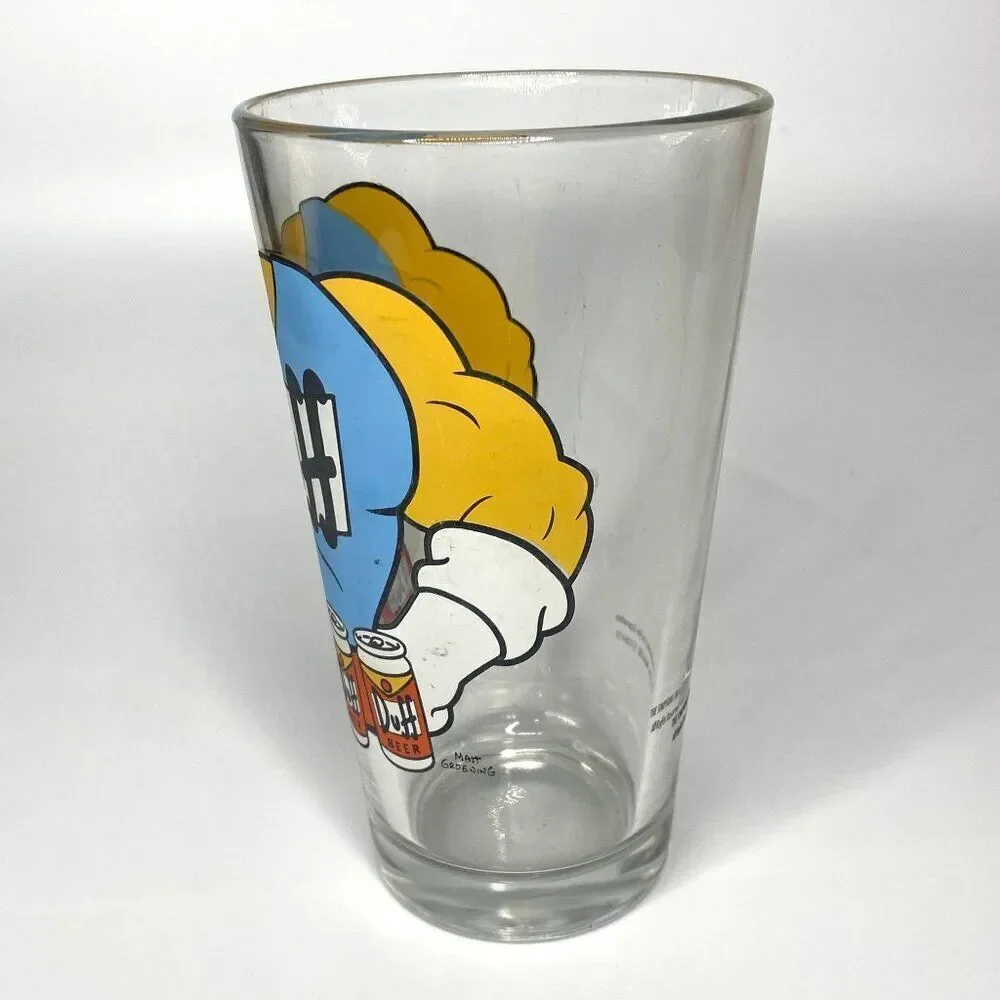 Duff Man The Simpsons Drinking Glass
